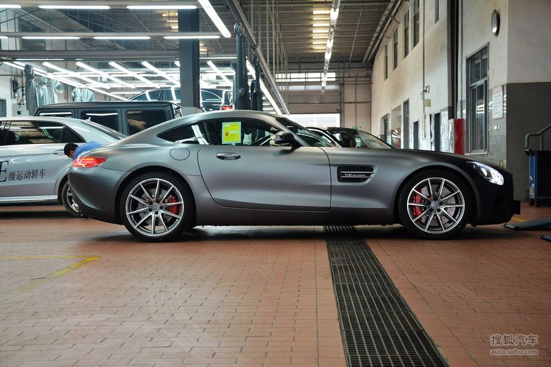 【 奔驰AMG GT图片】_月光石灰色_外观