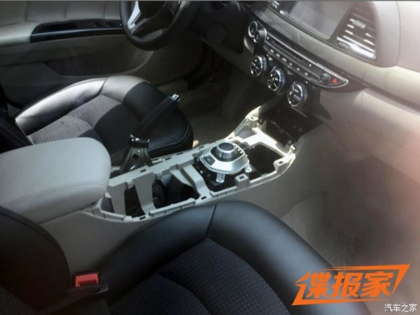 换装旋钮式换挡机构 传祺GA6 PHEV谍照