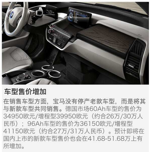 新款宝马i3 续航183km以上 续航提升40% 新款宝马i3是否值得购买?