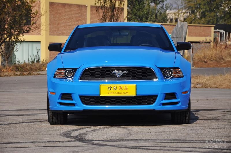 【福特野马 2013款3.7L V6自动型外观蓝色图片
