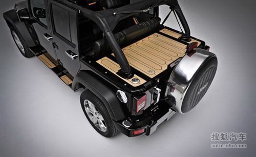 创新的内饰设计 Jeep牧马人水手版概念车
