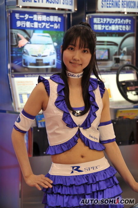东京车展美女车模图片