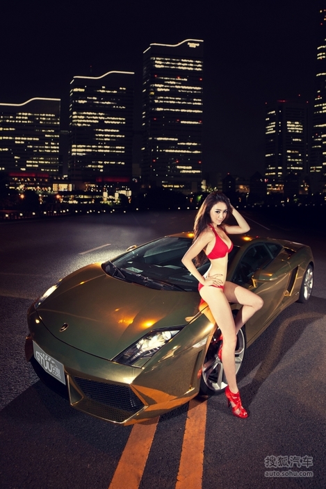 车模甜胸辣乳诱惑金牛图片