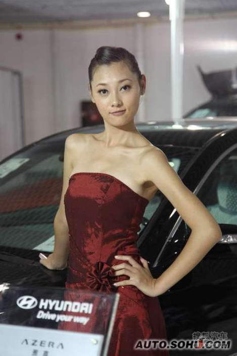 2009大连国际车展美女车模