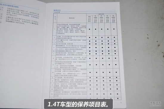 上海大众途观保养手册解析小保养需758元