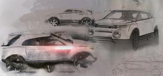 揽胜LRGT概念车设计图曝光 运动跨界SUV
