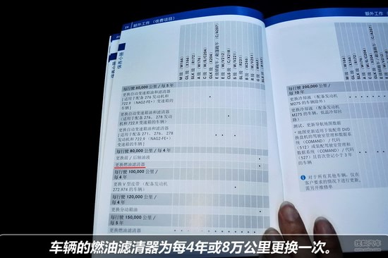 北京奔驰C级Grand Edition 保养手册解析