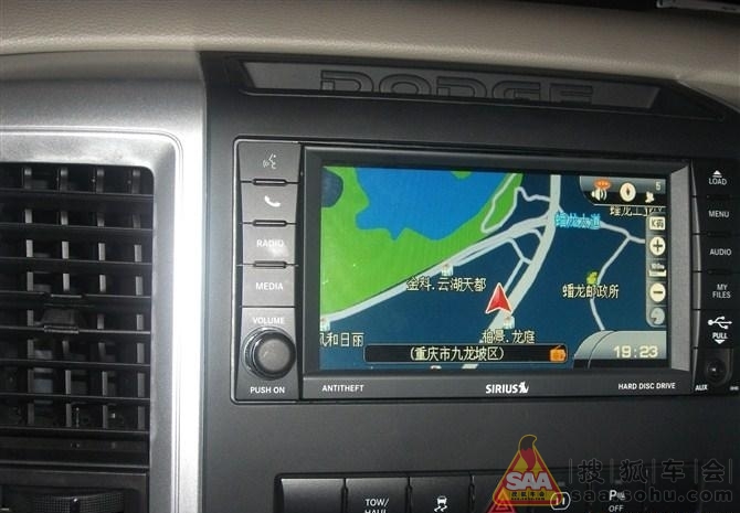 美国皮卡公羊RAM原车屏幕导航升级中文手写