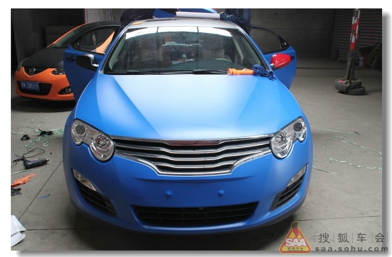 [改装美容] 荣威550全车改色~~再也不会有人问