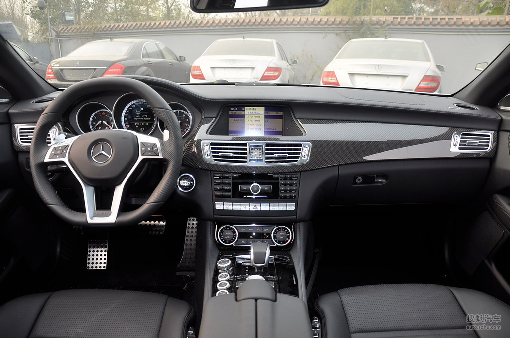 【 奔驰cls级 amg高清图片】_2012款 cls63 amg_黑色真皮内饰_内饰