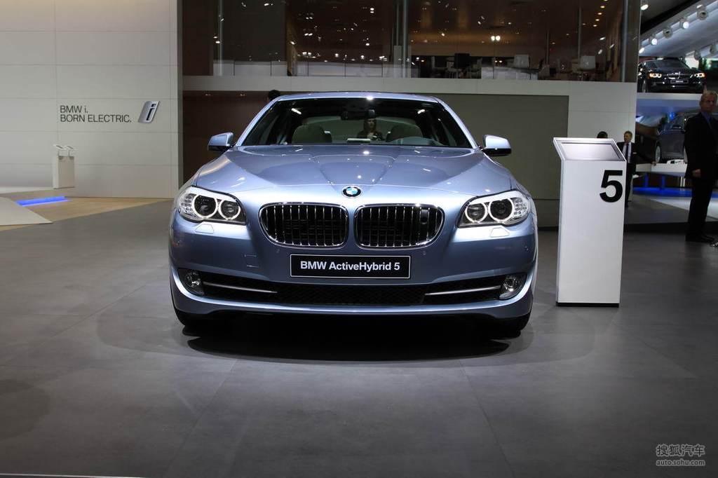 宝马activehybrid5北美车展实拍