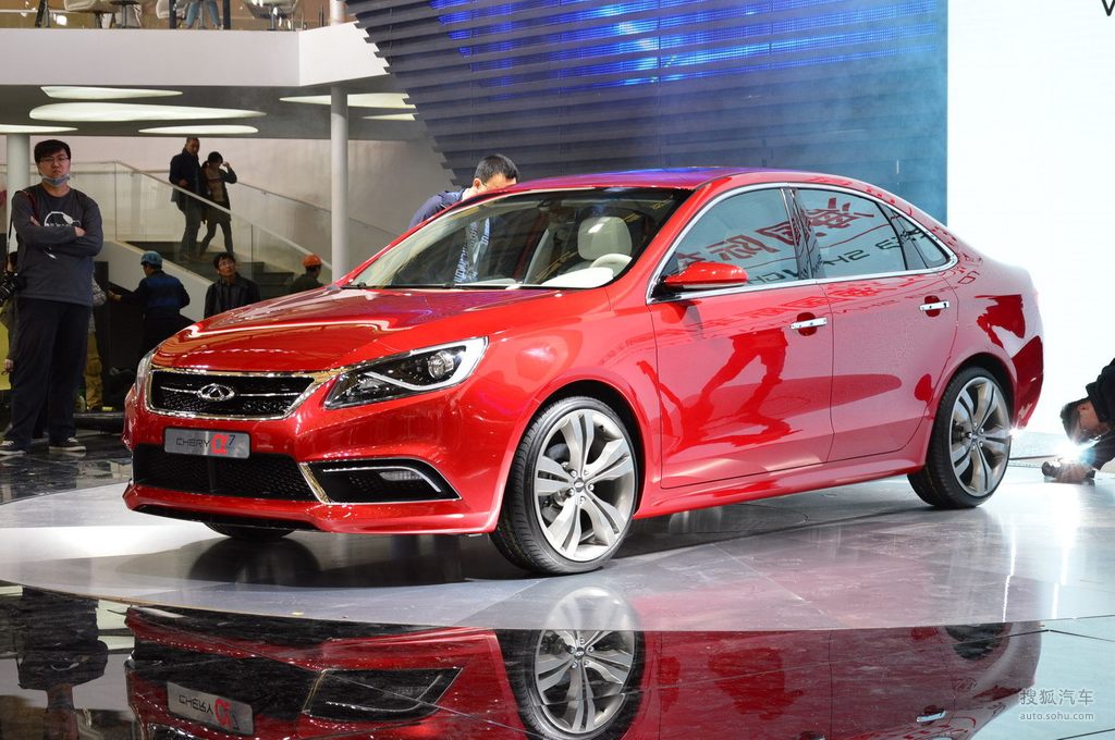 奇瑞α7上海车展实拍