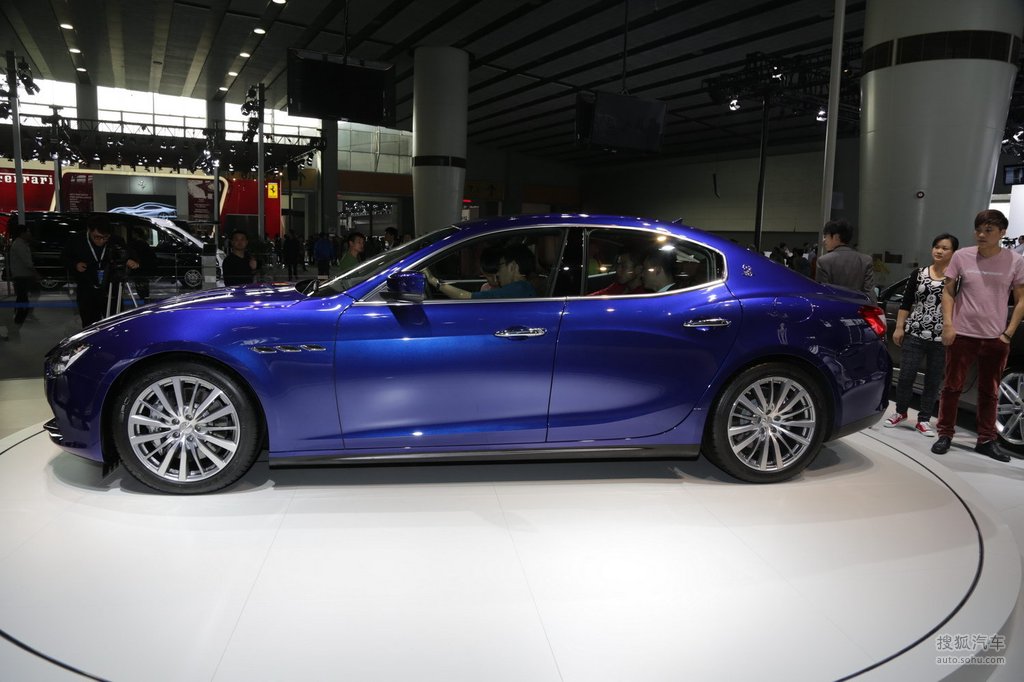 玛莎拉蒂ghibli广州车展实拍