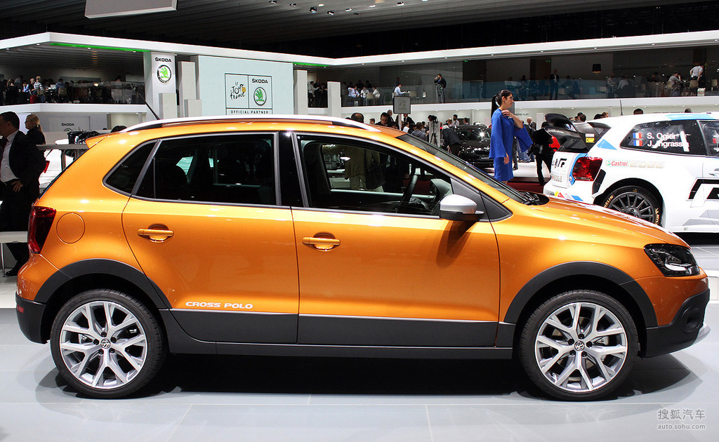 大众cross polo日内瓦车展实拍