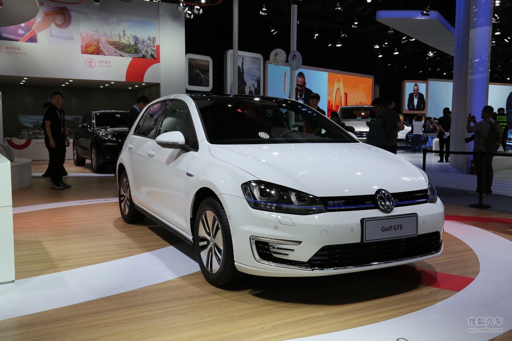 大众高尔夫gte广州车展实拍