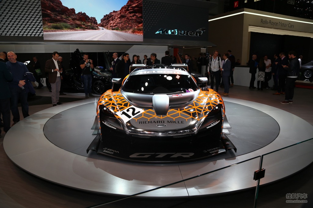 邁凱倫senna gtr 日內瓦車展實拍 提示:支持鍵盤翻頁 ←左 右