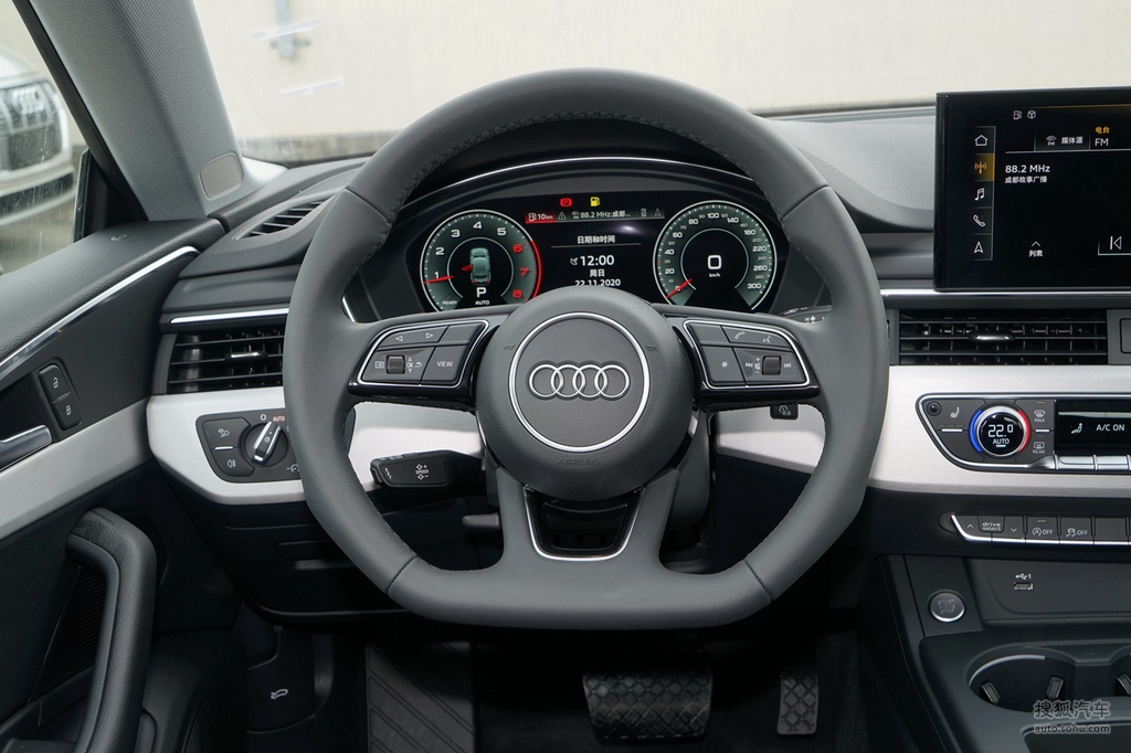 奥迪a5 sportback 40 tfsi quattro 时尚动感型 - 方向盘提示:支持