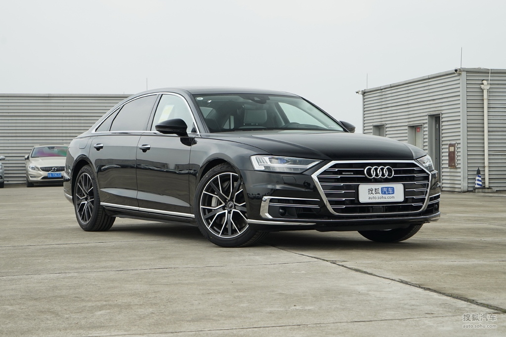 【 奥迪a8l高清图片】_2021款 a8l 60 tfsi quattro 尊贵型_炫目黑