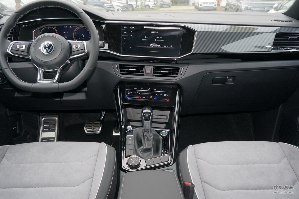 大众探岳高清图片】_2022款 380tsi 四驱r-line智联版_黑色/灰色_内饰