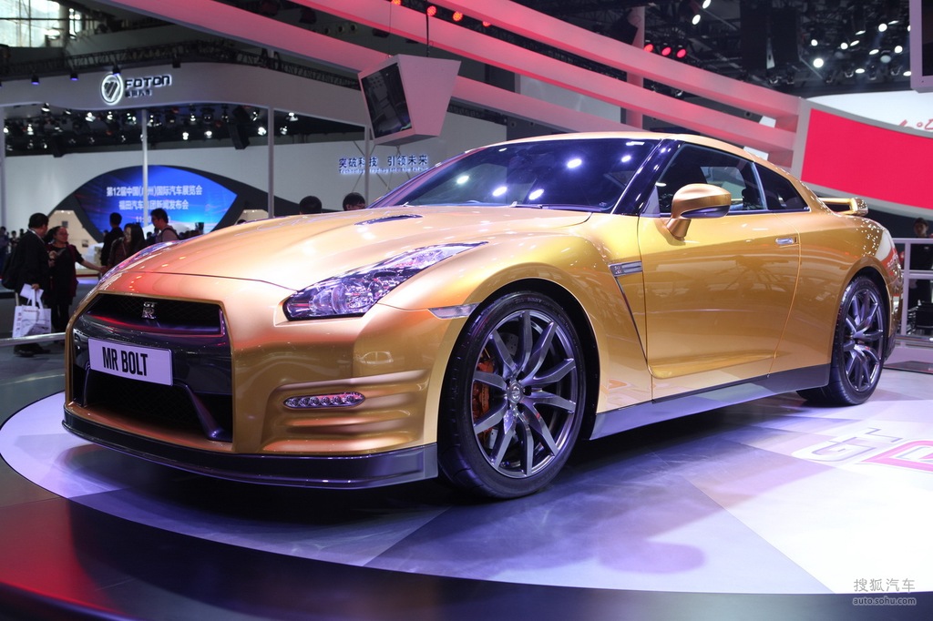 日产gtr广州车展实拍