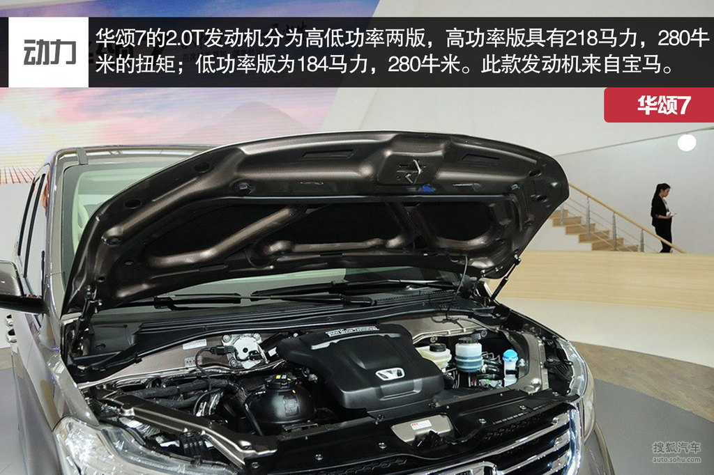 华晨高端mpv商务车 图解车展新品牌华颂7