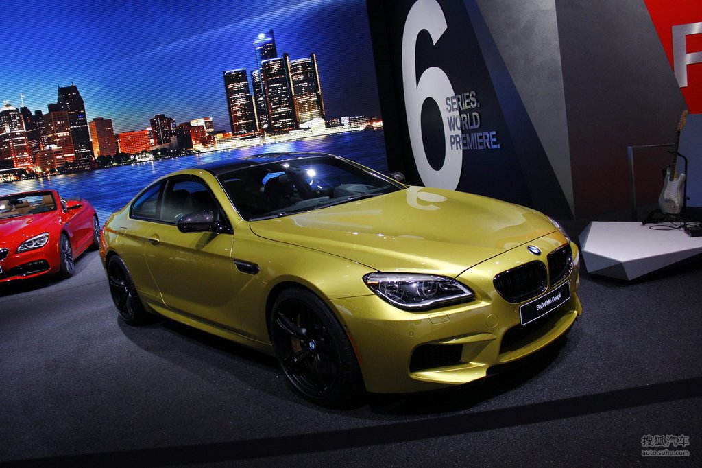 宝马m6coupe北美车展实拍