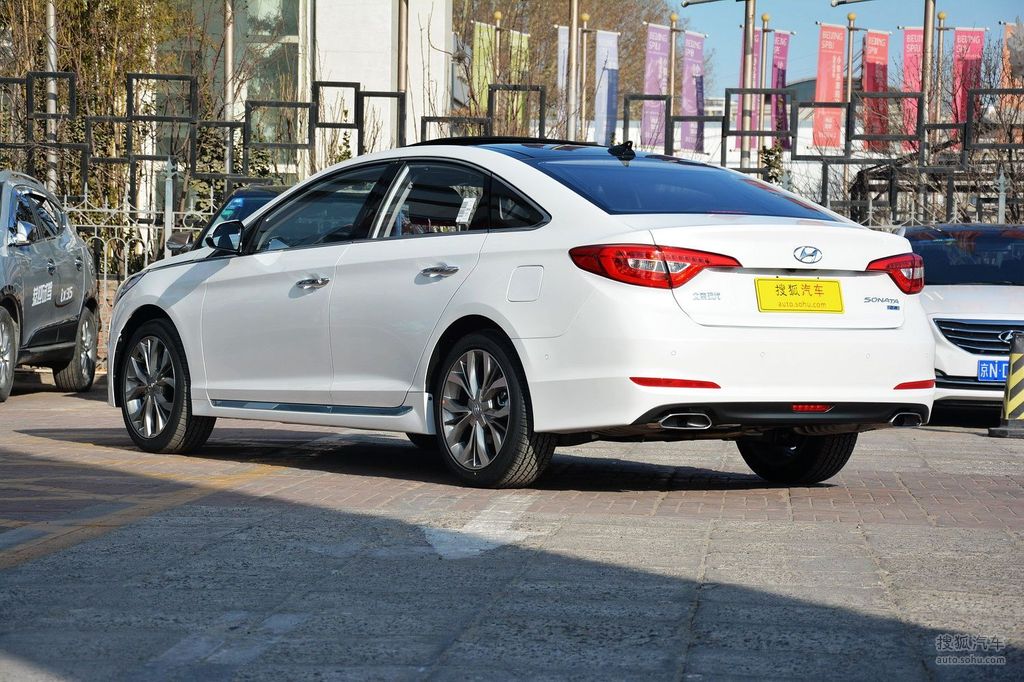 【 现代索纳塔九高清图片】_珍珠白_外观_搜狐汽车网