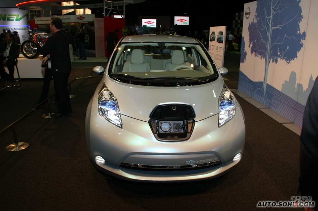 日產leaf ev電動車北美車展實拍 提示:支持鍵盤翻頁 ←左 右&