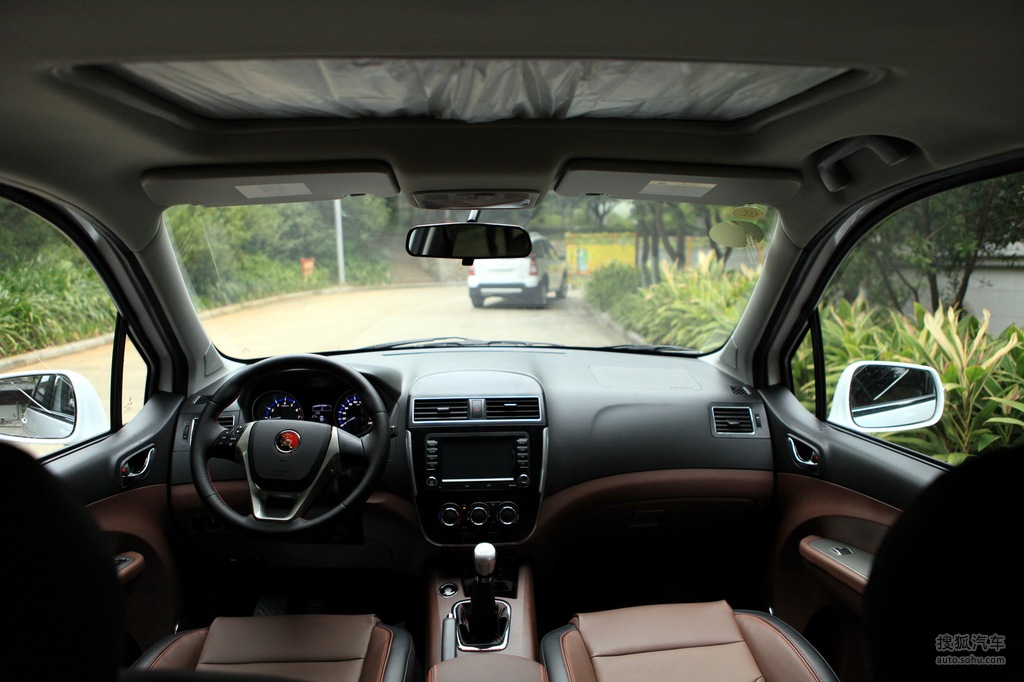 【 东风风行全新景逸x5高清图片】_米色_内饰_搜狐汽车网