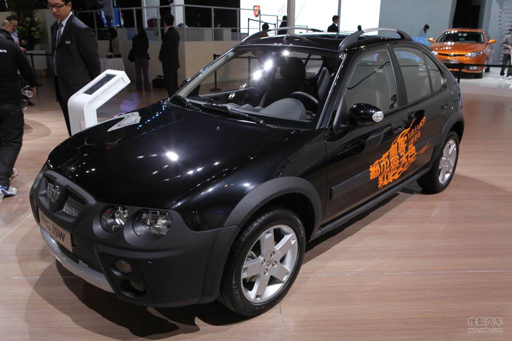 【 mg名爵3sw高清图片】_mg3 sw车展实拍_搜狐汽车网