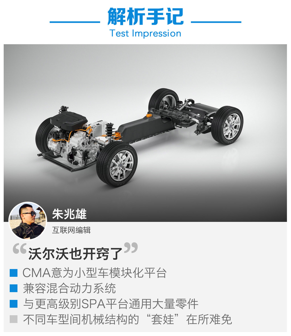 沃尔沃cma平台解析