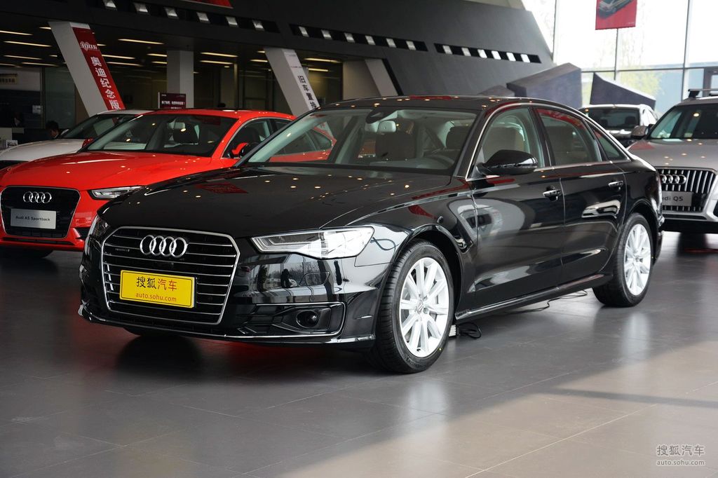 【 奥迪a6l高清图片】_2016款 50 tfsi quattro 豪华型_幻影黑_外观