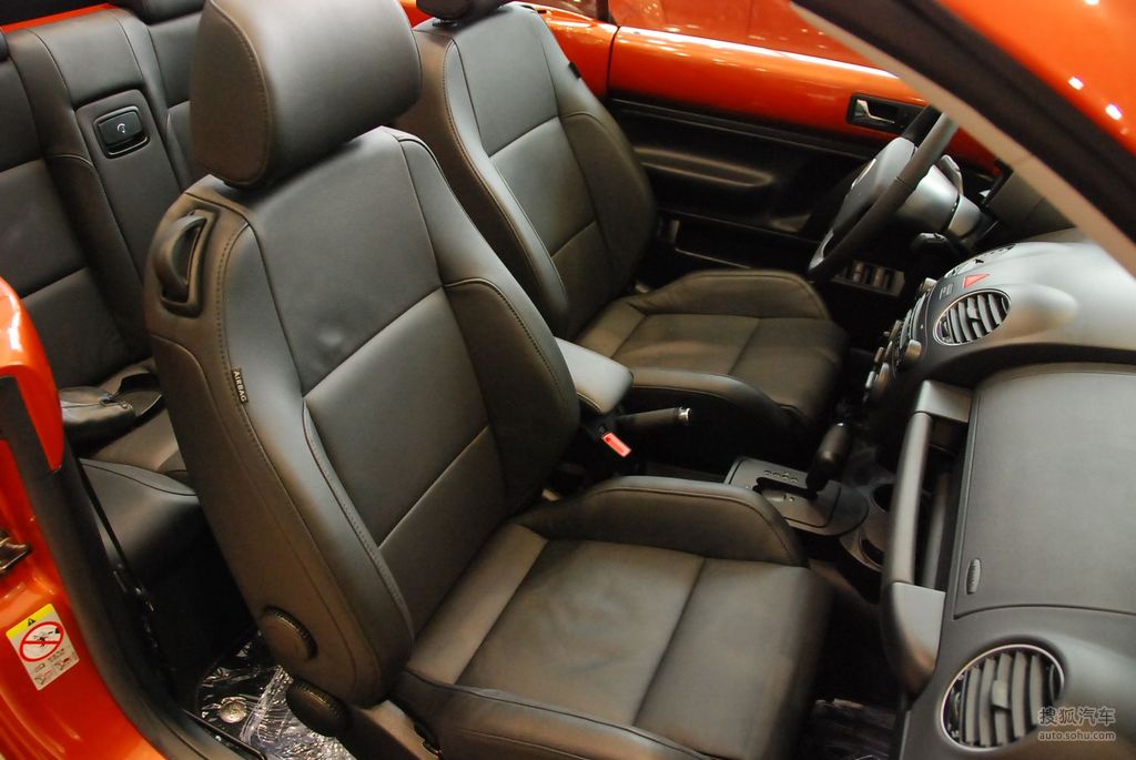 【 大众甲壳虫敞篷高清图片】_纯黑真皮内饰_内饰_搜狐汽车网