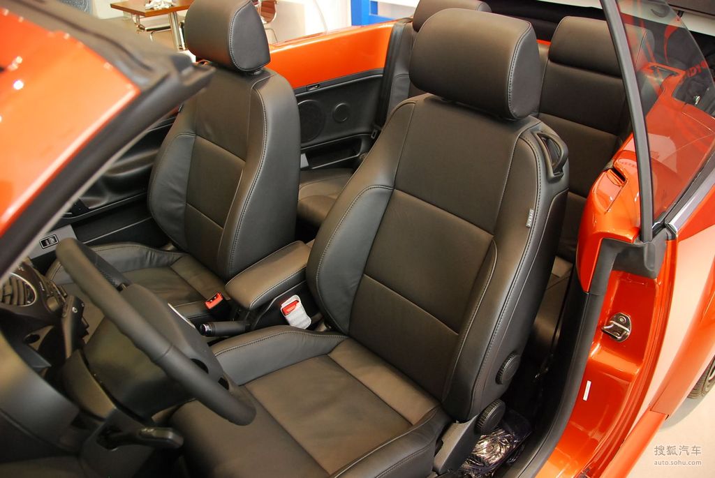 【 大众甲壳虫敞篷高清图片】_纯黑真皮内饰_内饰_搜狐汽车网