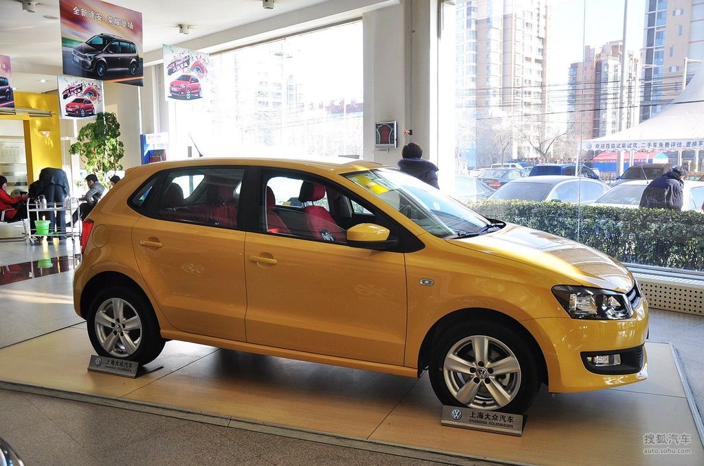 【 大众polo高清图片】_极速黄_外观_搜狐汽车网