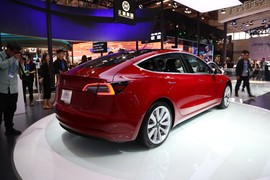   特斯拉Model 3北京车展实拍