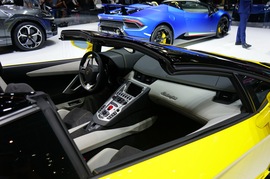 兰博基尼Aventador S敞篷版 车展实拍