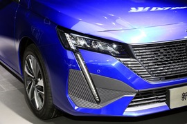   标致新408 成都车展实拍