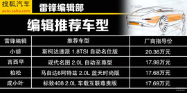   高安全性/低油耗！20万落地家轿购买推荐