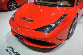   法拉利458SPECIALE成都车展实拍