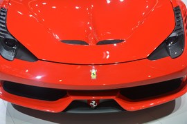   法拉利458SPECIALE成都车展实拍