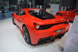   法拉利458SPECIALE成都车展实拍