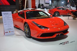   法拉利458SPECIALE成都车展实拍