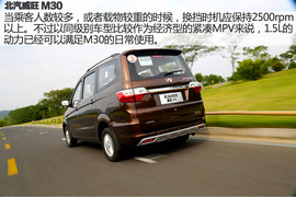 试驾北汽威旺M30