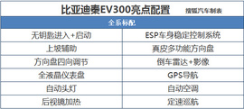 比亚迪秦EV300购车手册