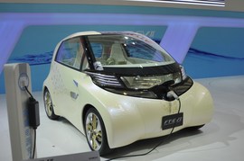  丰田FT-EV II电动概念车车展实拍