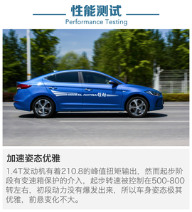   动力十足的省油利器 评测现代领动1.4T