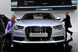   2012款奥迪A6 Hybrid 北美车展实拍