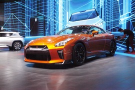   日产GT-R 广州车展实拍