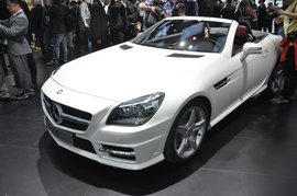 全新奔驰SLK350上海车展实拍